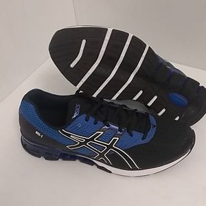 Asics | Shoes | Asics Men Gel Black Blue Size 115 Us | Poshmark